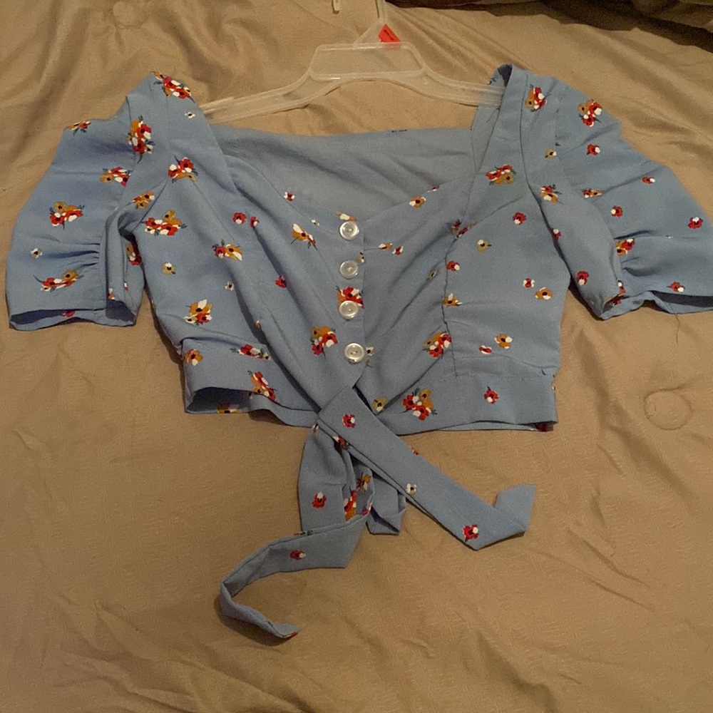 Blue cute shirt